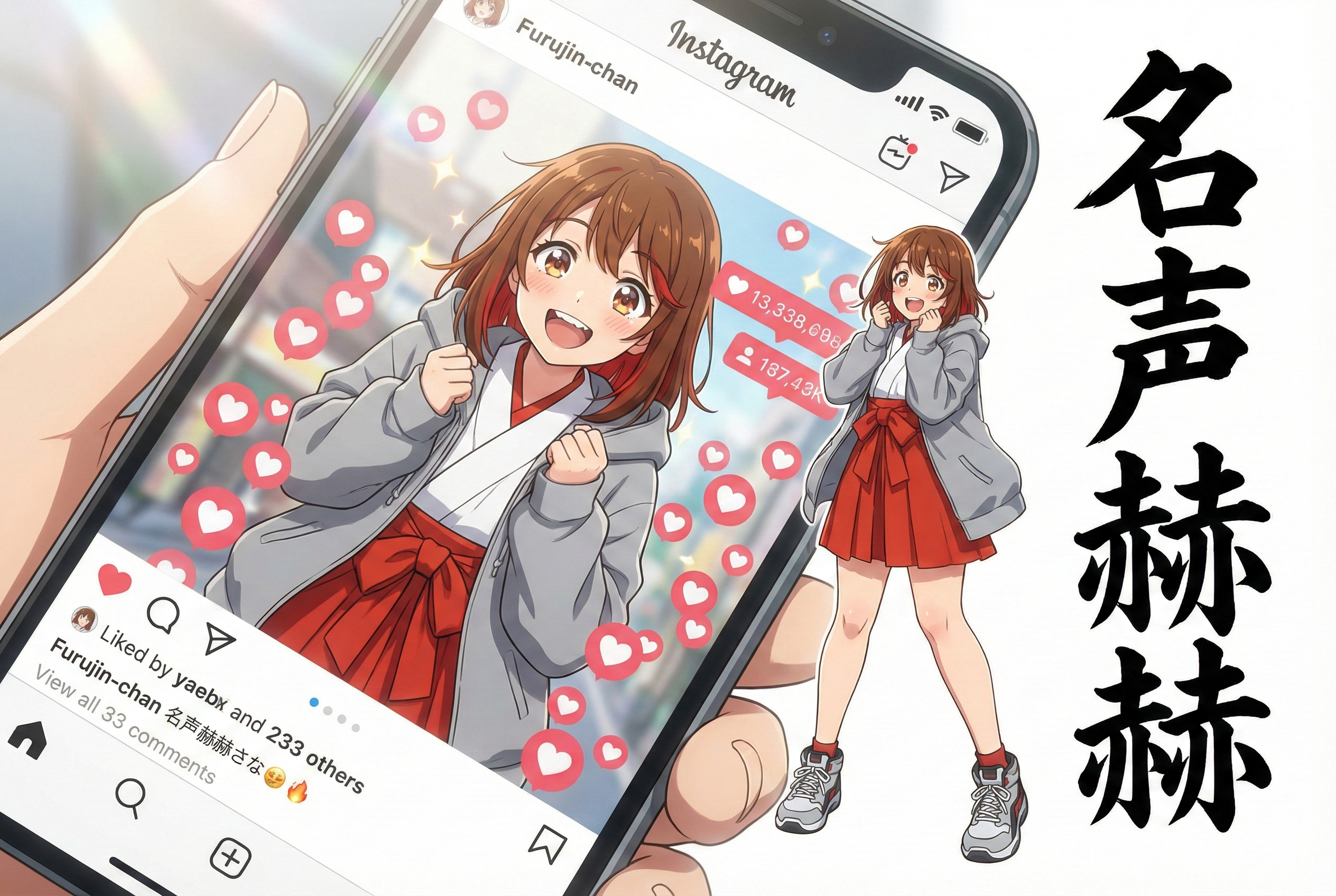 【漢検準一級】名声赫赫ってマジ最高！SNSでバズり散らかして評価爆上げ計画！