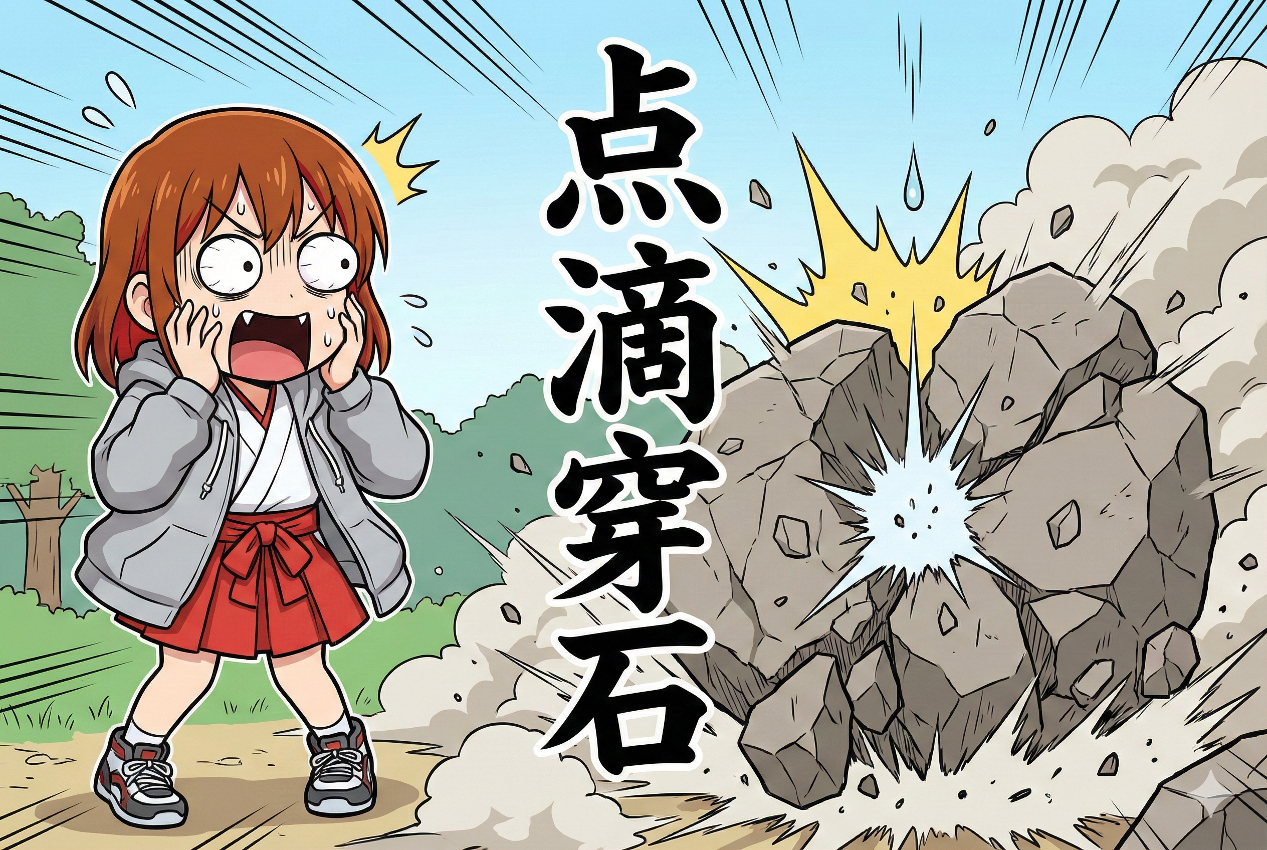 【漢検準一級】点滴穿石！地味な努力とかマジだるいけど、続けるのが最強じゃん？