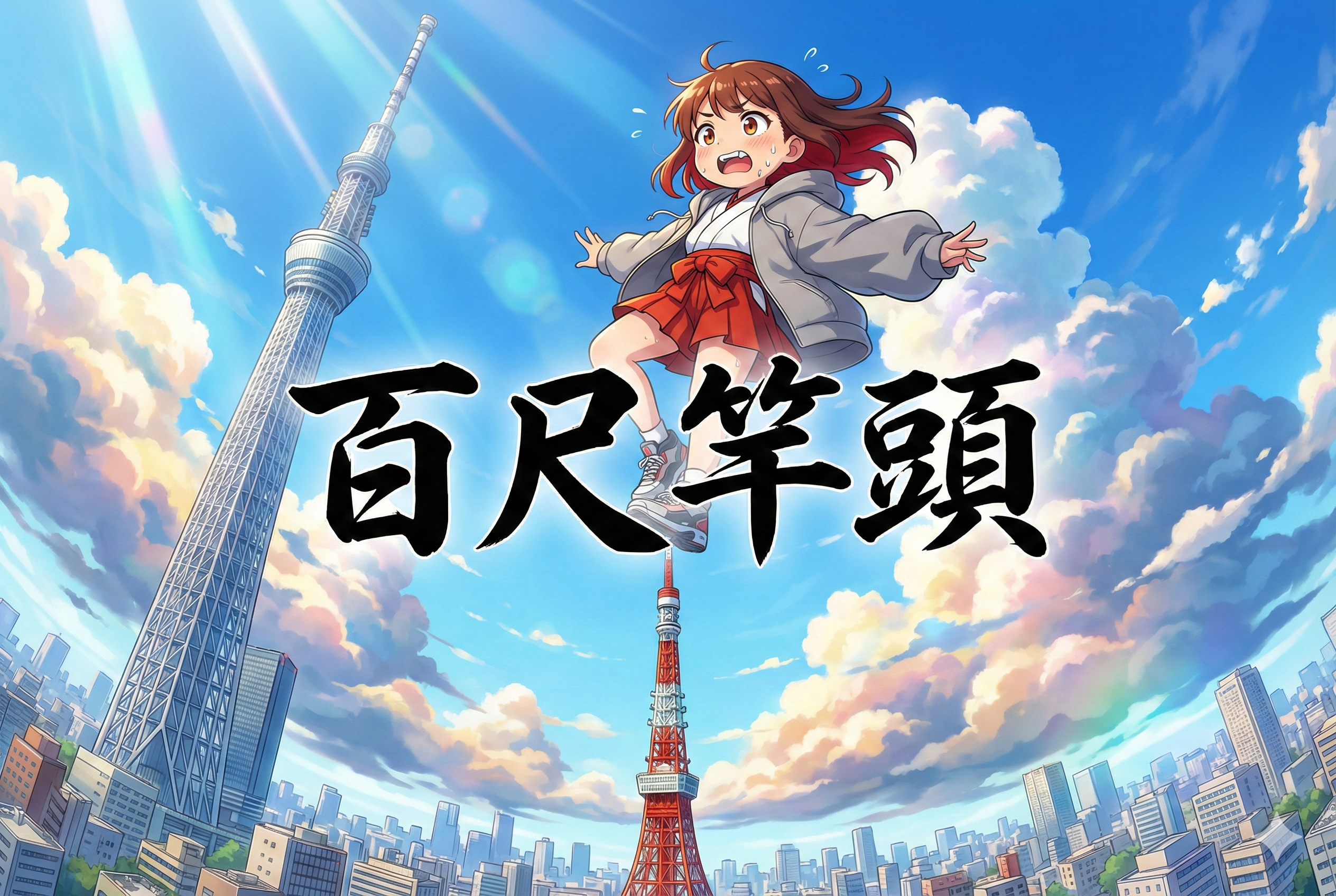 【漢検準一級】「百尺竿頭」で満足してない？限界突破して更なる高みを目指すのじゃ！