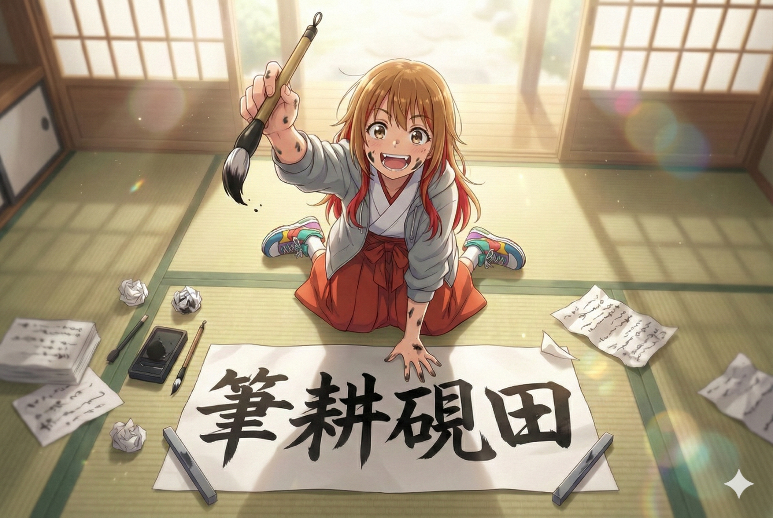 【漢検準一級】Webライター必見！「筆耕硯田」を知ればエモい文章が書ける説！