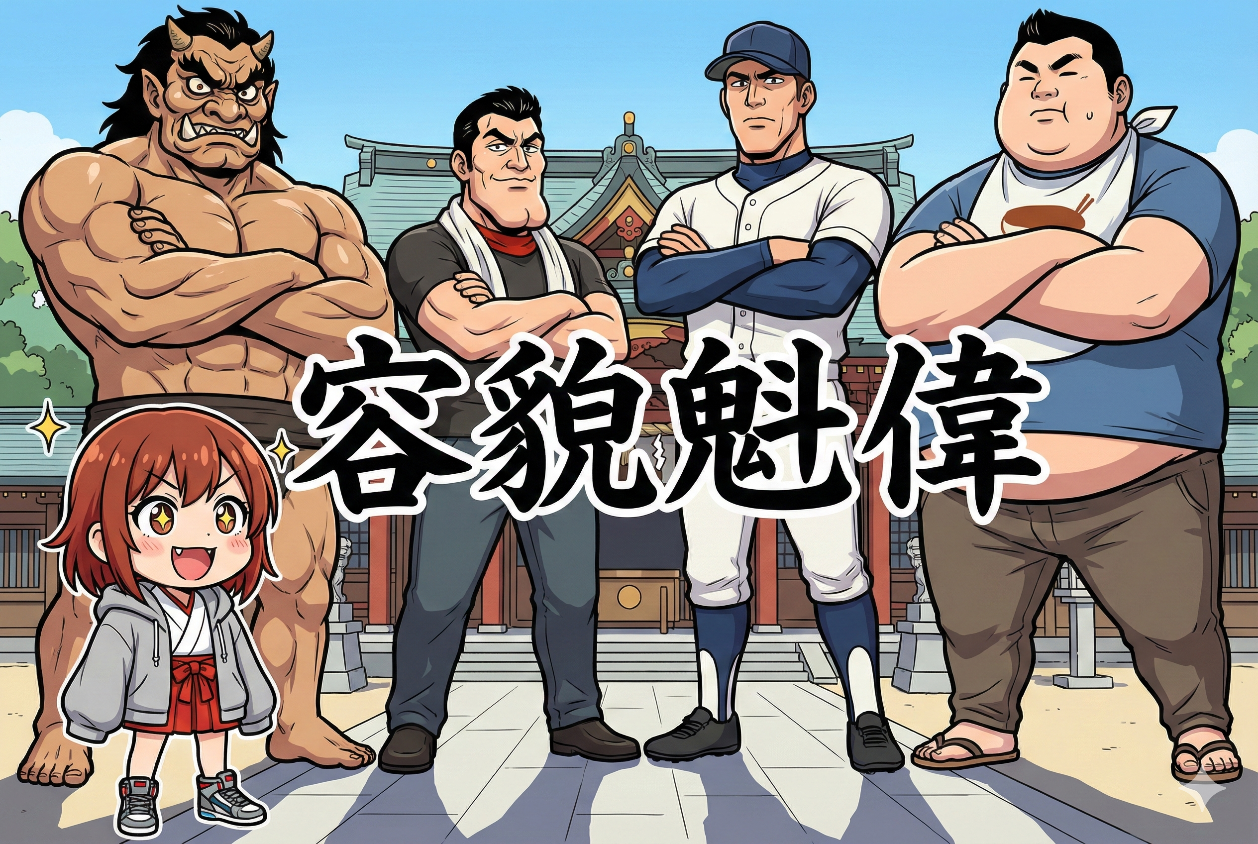 【漢検準一級】容貌魁偉！威圧感ヤバい人の最強褒め言葉！？