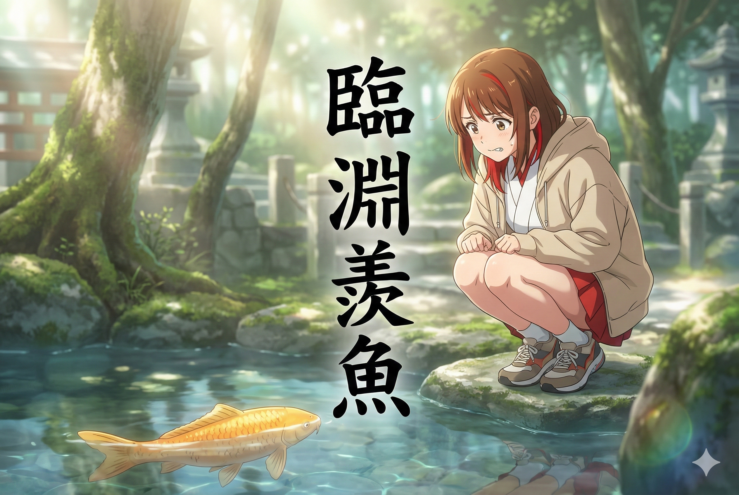 【漢検準一級】臨淵羨魚で終わらない！願いを確実につかみ取る四字熟語！？